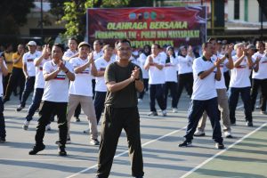 Perkuat Sinergitas, Forkopimda dan Masyarakat Kudus Gelar Olahraga Bersama