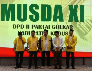 Anis Hidayat Resmi Nahkodai Kepimpinan Baru 2025-2031 , Setelah Musda XI Partai Golkar di Kudus.