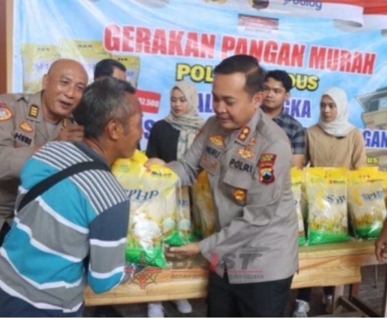Polres Kudus Gelar’ Gerakan Pasar Murah Jelang lebaran 1447 H/2026 M