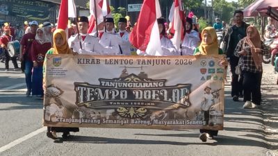 Angkat Tradisi Jadoel, Kostum, Permainan Hingga Jajan , Lentog Tanjungkarang Tempoe Doeloe Kuatkan Sejarah Regenerasi