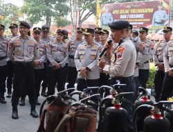 Kapolres Kudus Siaga Karhutla, APAR Hingga Water Cannon Disiapkan Hadapi Musim Kemarau Panjang