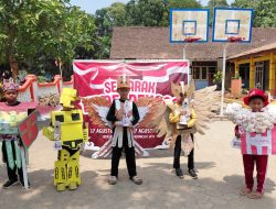 Semarak Kemerdekaan, SDN 3 Jebol Manfaatkan Limbah Menjadi Kostum Menarik di Karnaval HUT RI